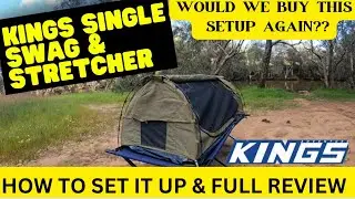 Как настроить Kings Single Swag и носилки | Полный обзор Adventure Kings Single Swag 2023 #обзор
