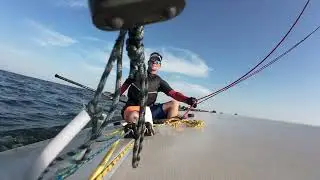 Low wind chillin ILCA sailing dji 4k Rewa
