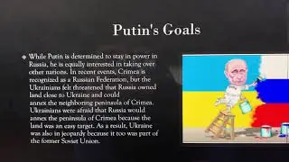 Putin&rsquo;s Goals