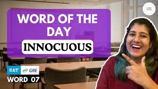 GRE Vocab Word of the Day 2024 | CLBS | English Vocabulary: Innocuous