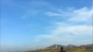 Maiden flight of Sky Surfer II with landing gear (Bixler clone)