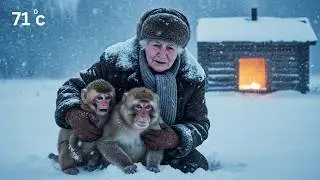 Freezing to Death in Siberia: 75-Year-Old Woman Saves Dying Monkey Family