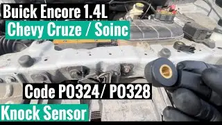 2010-2017 Buick Encore 1.4L  Location and Knock Sensor Replacement 