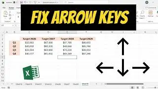How To Fix Arrow Keys Not Working in Excel