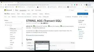 Group Items With Comma Separation | String_AGG | SQL Server Tutorial (2020)