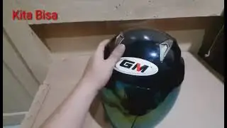 Tutorial atau cara merubah helm GM fighter menjadi double visor.