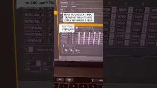 EMAX VIDEO TRANSMITTER (VTX) UNLOCK - Tinyhawk 3+ Freestyle