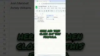 Как разделить ячейки в Google Таблицах