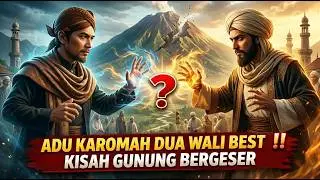 ADU KAROMAH DUA WALI BESAR ❗❗ Kisah Gunung Bergeser antara Sunan Gunung Jati dan Syekh Maghribi
