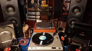 We've Only Just Begun. Acker Bilk Clarinet LP Record. Accusound DL-890 Hi-Fi Speakers.