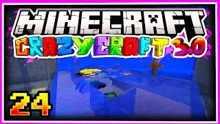 Minecraft CRAZY CRAFT 3.0 SMP: LOBSTER CAGE! - Ep 24