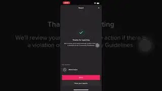 How to report someone on TikTok #TikTok #musically #report #block #fyp