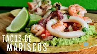 Tacos de pescado y mariscos | tacos de mariscos recetas (fácil) | Truco para preparar mariscos