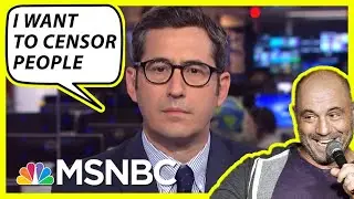 Sam Seder Calls for Joe Rogan to Be Censored on MSNBC
