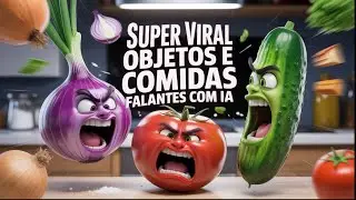 VIRAL: Como Fazer Objetos e Comidas FALANTES com IA!