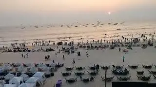 @karankevlogs at Baga beach Goa 💥#creator#beach#tourists#sunset