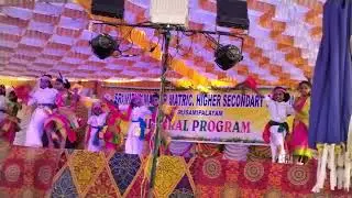 Sri Vidya mandir matric higher secondary school Gurusamipalayam cultural program with dance 4th std