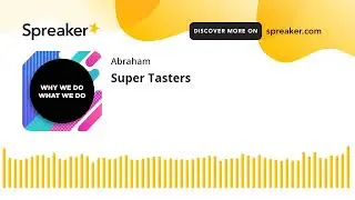 Super Tasters