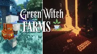 Resource Gathering in the Nether | GreenWitch Farms | Modded Minecraft