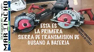 TRANSMISION de GUSANO a Cable y a BATERIA de SKILSAW