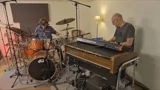 Funk Duo (keys and drums) playing a groove