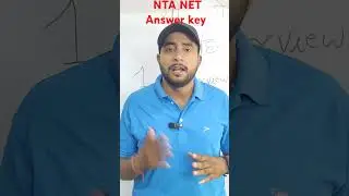 NTA NET JUNE EXAM Answer key  jari
