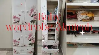 Baby's wardrobe| HOW to Organize baby's clothes| New born baby wardrobe setting| Clothes Organizer