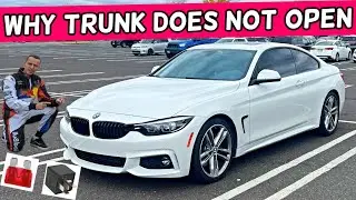 ПОЧЕМУ НЕ ОТКРЫВАЕТСЯ БАГАЖНИК BMW F32 F33 F36 428i 430i 435i 440i 418i 420i 418d 420d 425d 430d ...