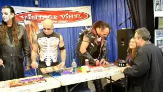 The MISFITS @ Vintage Vinyl RECORD STORE signing for DEAD ALIVE Jerry Only DEZ Eric John Cafiero