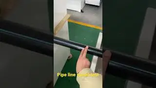 High speed HDPE pipe line