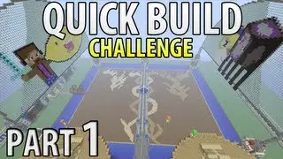 Minecraft Xbox - Quick Build Battle - BigBStatz & Gaming Lemon Vs. Stampy & Ballistic Squid - PART 1