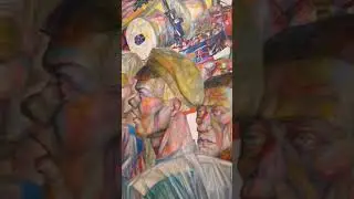 Marble Palace.  Works by students of the Filonov school.
