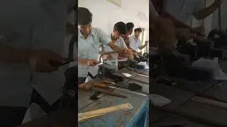 work piece cutting #fitter #iti #viral