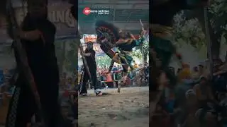 KAKI PENARI JATHILAN MENDARAT DI KEPALA PENONTON  #jaranan #trance #jathilan