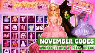 *Все НОВЫЕ коды* Обновление WICKED + Платье PETAL просочилось в сеть, чтобы произвести впечатлени...