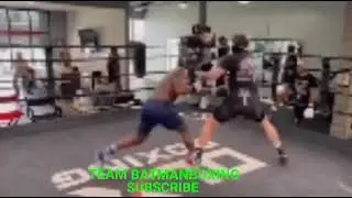 CALEB PLANTS DROPS SPARRING PARTNER