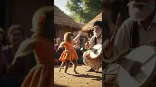 🐒💃Desi Monkey Dance 😍 Old Man Tabla Beats Feel the Rhythm Live #DesiDance #TablaBeats #MonkeyMoves