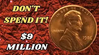 1986-D Lincoln Penny Worth Millions?! Rarest Mint Errors You Need to Check NOW!