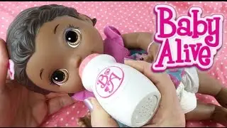 Baby Alive Super Snackin' Lily Doll Nap Routine with Interactive Bottle