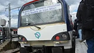 Voyage d'adieu aux MS61 du RER A