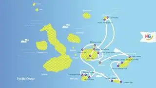 Legend Cruise Itinerary for 8 days D+A - Galapagos Cruises 2026