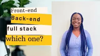 Career switch into tech, should you go front-end, back-end or full-stack? Explanations tips advice.
