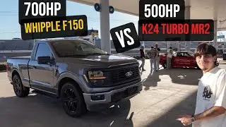 WHIPPLE F150 vs TURBO MR2  @Formula_Bean 