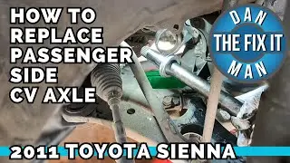 Замена приводного вала со стороны пассажира на Toyota Sienna 2011&ndash;2020 годов! Процесс аналогичен ...