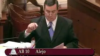 Senator Joel Anderson on AB 10 (Minimum wage: annual adjustment)