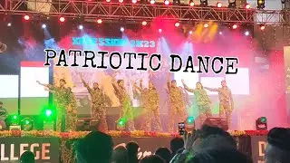 PATRIOTIC DANCE🇮🇳||ANNUAL FUNCTION 2K23||DISHA COLLEGE RAIPUR (C.G.)