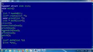 Deleting First node in linked list in C