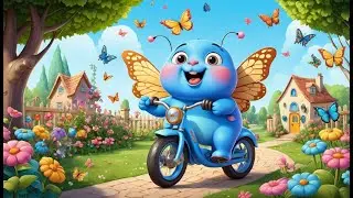 Детская песенка про катание на велосипеде 🚲🎵 | Веселые движения и песенка для детей | Детские пес...