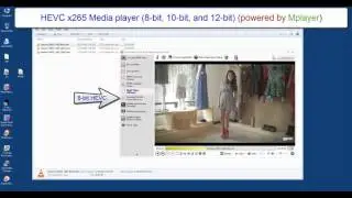 HEVC x265 media player (8-bit, 10-bit, and 12-bit)