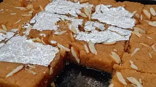 Besan ki Barfi Recipe / Quick Besan Ki Barfi / How To Make Besan Barfi / Besan Cake Recipe